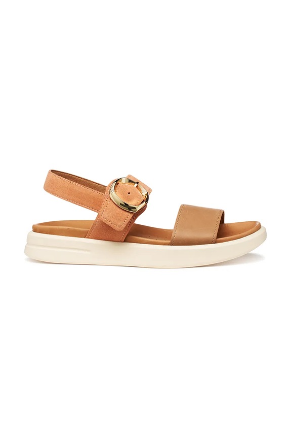 Geox sandale de piele D XAND 2S piele aur D65PAA02243C8155