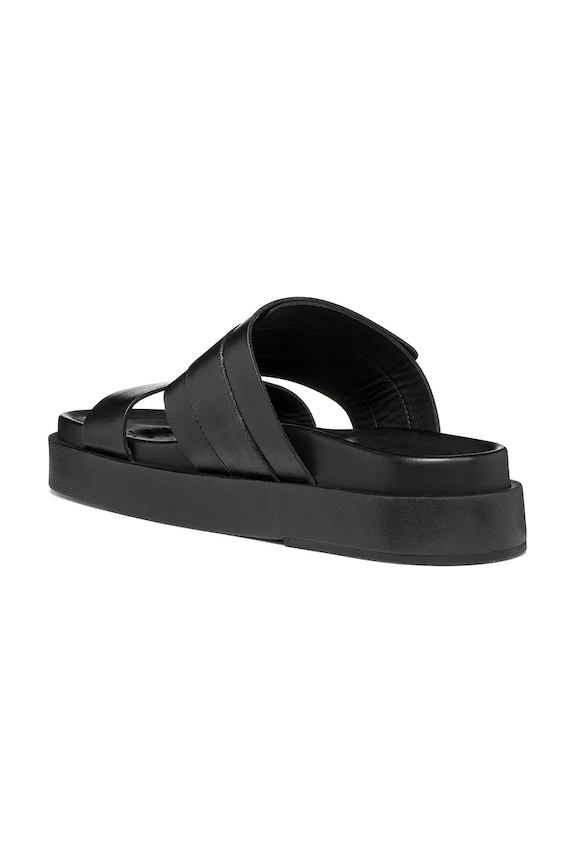 Geox klapki damskie skórzane D ADELASH H czarny D65ARF00043C9999