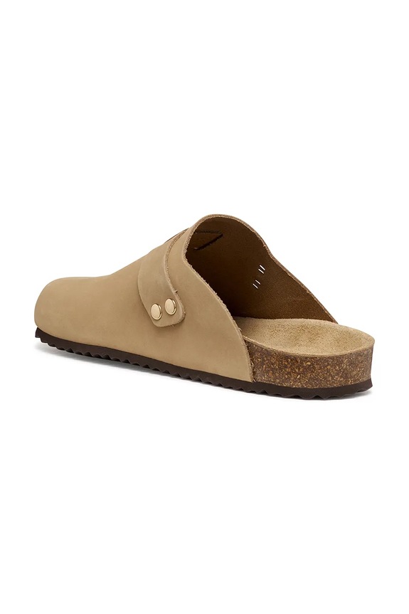 Geox klapki mules damskie nubukowe D BRIONIA beżowy D65LSA00032C6738