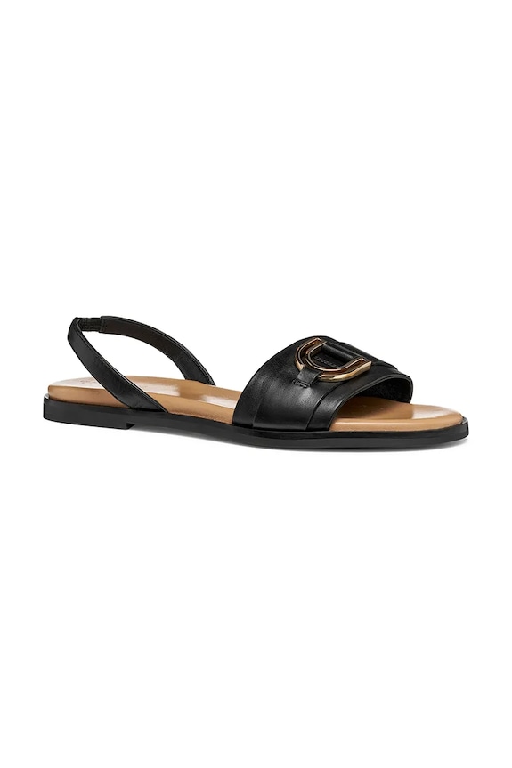 Geox sandale de piele D NAILEEN D65SDB00043C9999 negru SS26