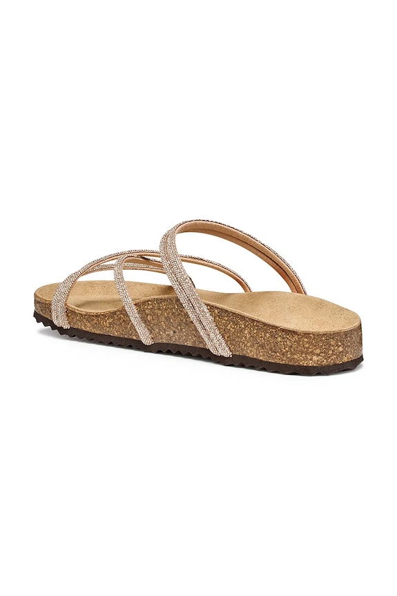 Geox σαγιονάρες Γυναικεία δερμάτινες D BRIONIA R ροζ D65Y3I000AUC8011