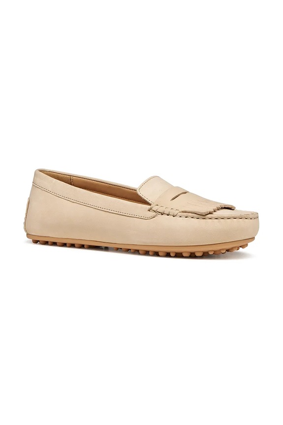 Μοκασίνια nubuck Geox D KALISTENA D651JB00032C5018 μπεζ SS26