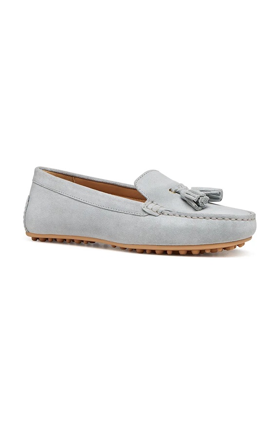 Mokasini iz nubuka Geox D KALISTENA D651JE00022C0397 modra SS26