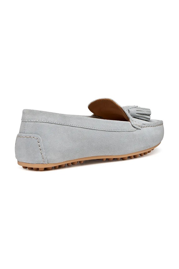 Obutev Mokasini iz nubuka Geox D KALISTENA D651JE00022C0397 modra