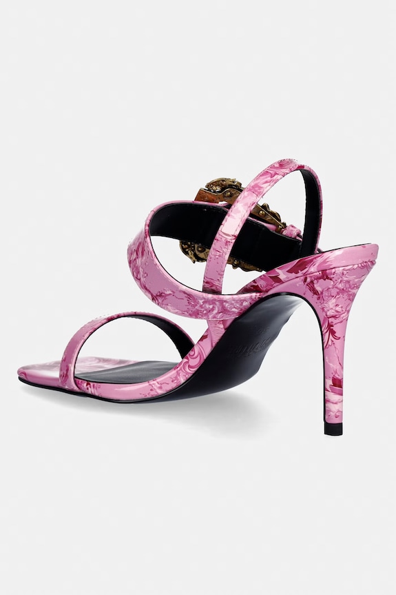 Obuv Versace Jeans Couture sandále na ihličkovom podpätku 80VA3S71.ZS366.499 ružová