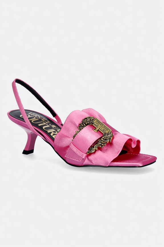 Versace Jeans Couture sandále na ihličkovom podpätku ružová 80VA3S48.ZS185.499
