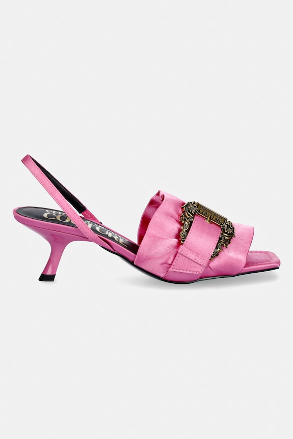 Versace Jeans Couture sandále na ihličkovom podpätku 80VA3S48.ZS185.499 ružová SS26