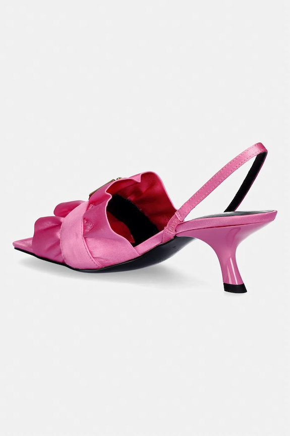 Obuv Versace Jeans Couture sandále na ihličkovom podpätku 80VA3S48.ZS185.499 ružová
