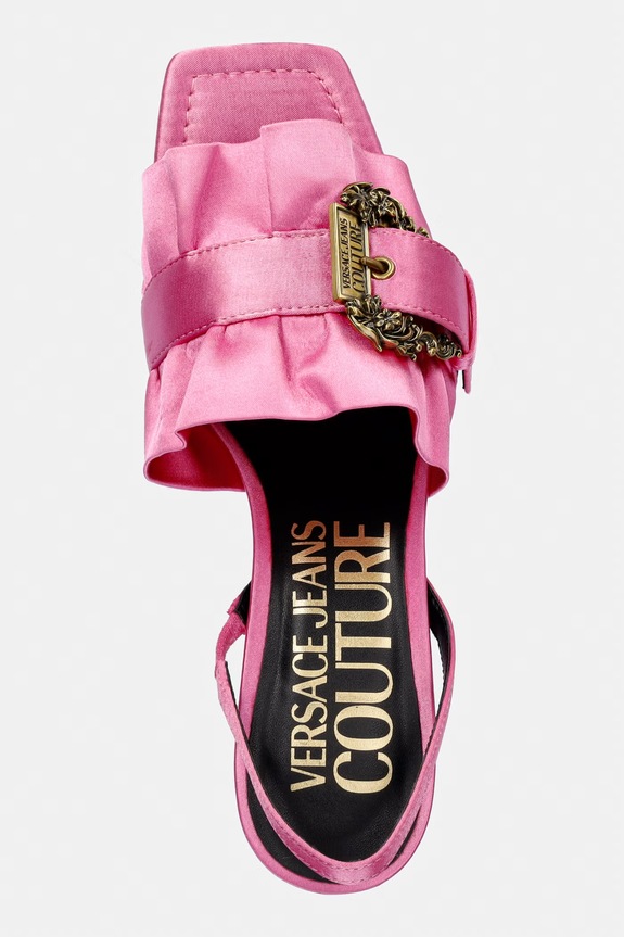 Versace Jeans Couture sandále na ihličkovom podpätku ružová 80VA3S48.ZS185.499