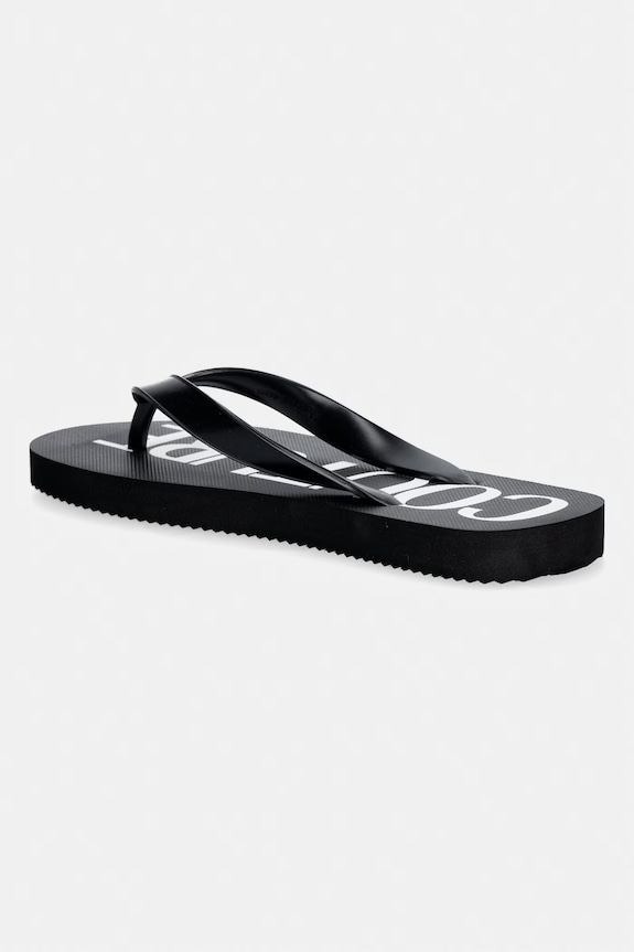 Obuwie Versace Jeans Couture japonki damskie 80VA3SQ7.ZSS81.899 czarny
