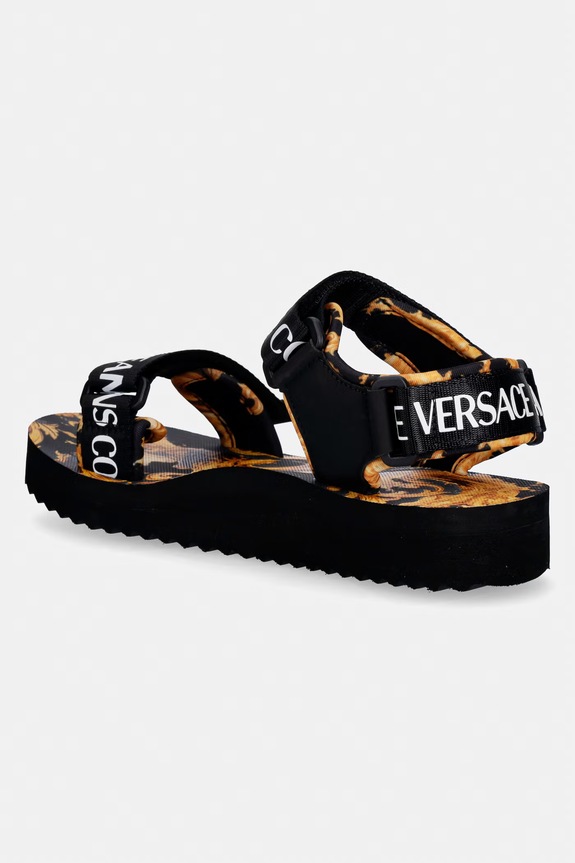Încălțăminte Versace Jeans Couture sandale femei 80VA3SX4.ZSS82.G89 negru