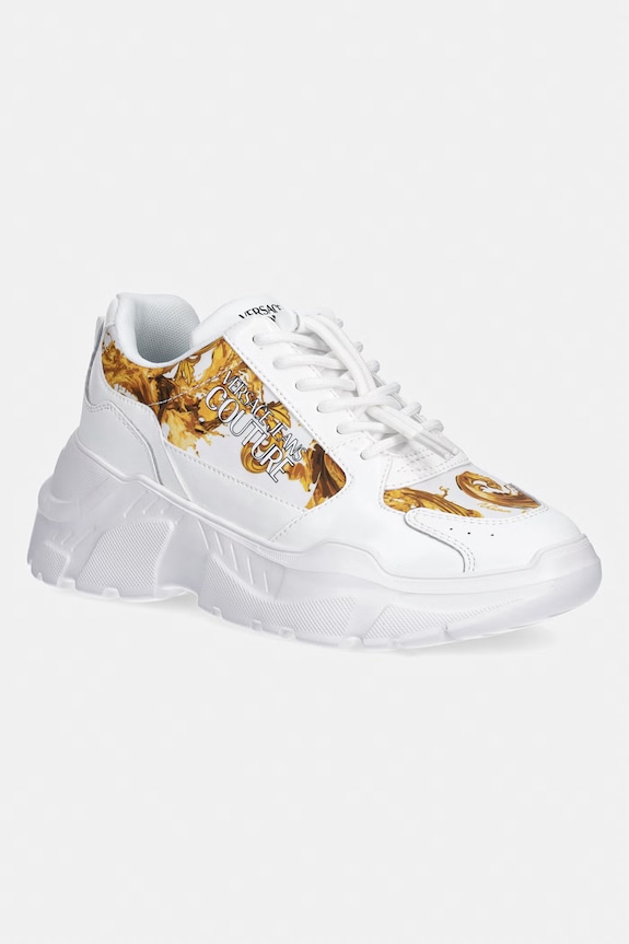Sneakers Versace Jeans Couture υφασμάτινο λευκό 80VA3SC7.ZSD94.G03