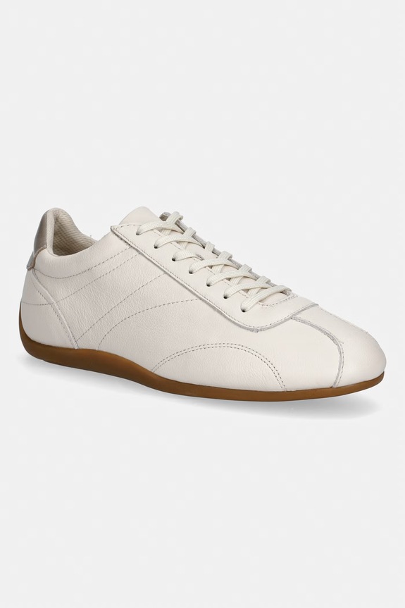 Δερμάτινα sneakers Vagabond Shoemakers HOLLIE φλατ μπεζ 6123.001.37