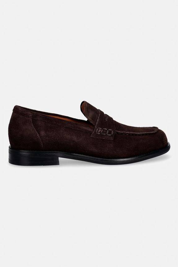 Vagabond Shoemakers mocasini pentru femei, din piele întoarsă LINN 6036.040.31 maro SS26