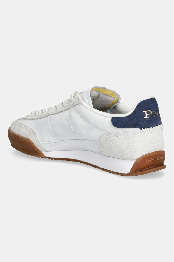 Boty Tenisky Polo Ralph Lauren LEATHER/SUEDE 804962634002 bílá