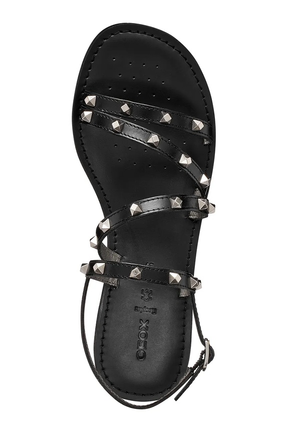 Geox sandały skórzane MAALUSIAC D65YMH0001JC9999 czarny