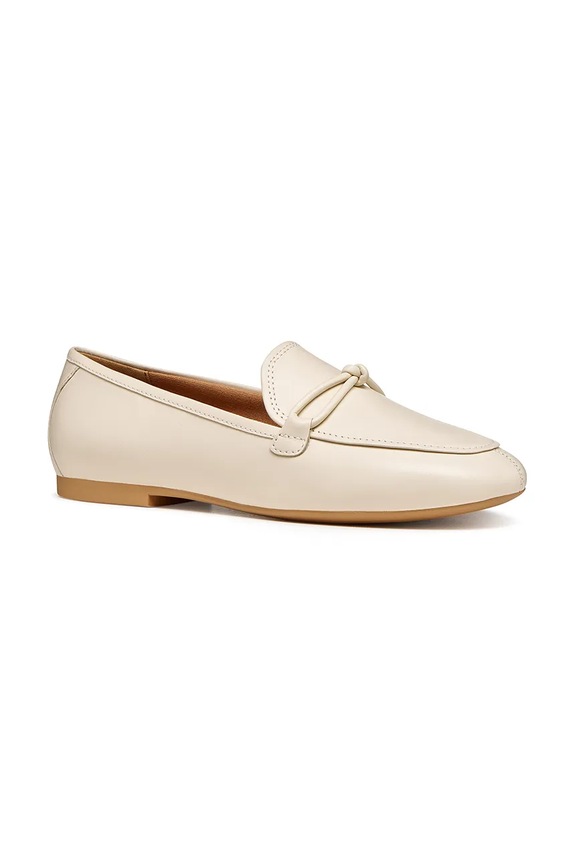 Geox mocassini in pelle NEWPALMARIA D654JD000TUC1122 beige SS26