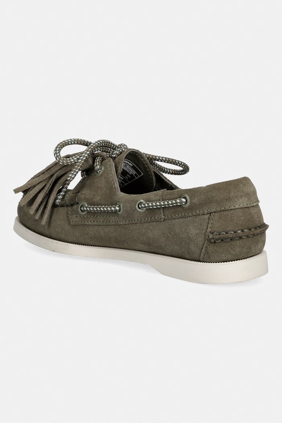 Boty Semišové mokasíny Weekend Max Mara Wkadockside 2615521014600.KAKI zelená