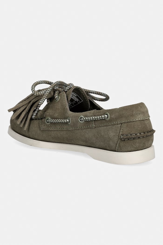 Boty Semišové mokasíny Weekend Max Mara Wkadockside 2615521014600.KAKI zelená