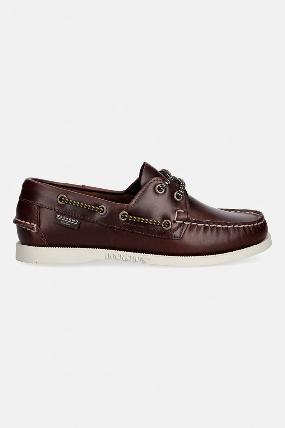 Kožené polobotky Weekend Max Mara Wkadockside2 2615521034600.BROWN hnědá SS26