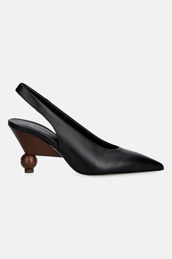 Weekend Max Mara stilettos de piele Wkarito 2615521074600.BLACK negru SS26