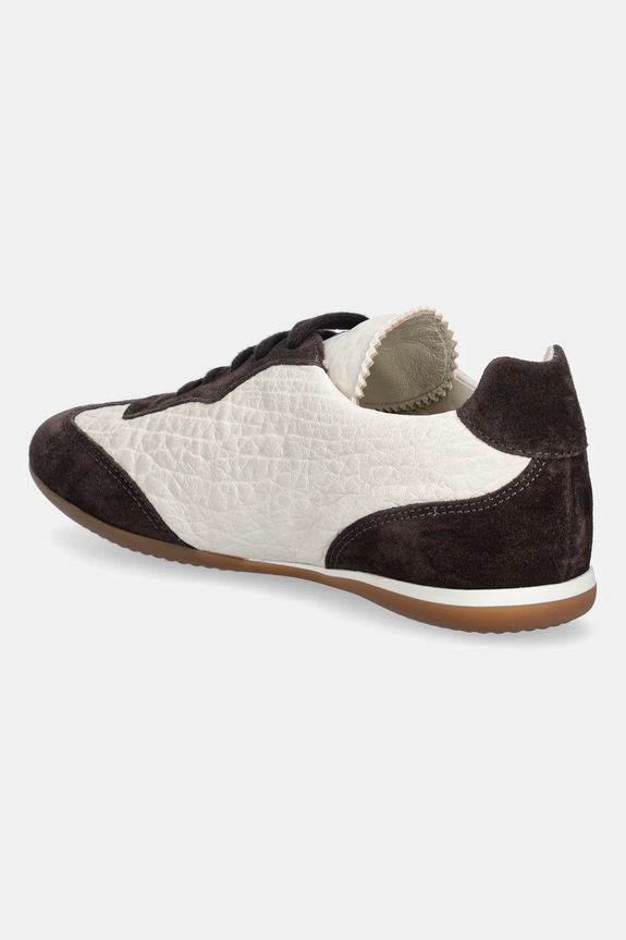 Încălțăminte Weekend Max Mara sneakers din piele Wkalancia 2615761074600.OWHITE bej