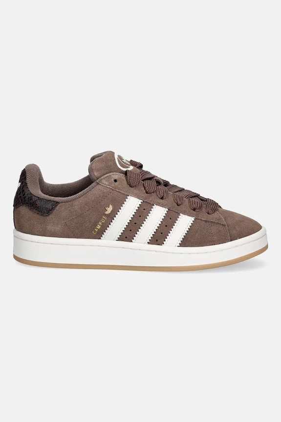 adidas Originals sneakers din piele intoarsă Campus 00s HP3542 maro SS26