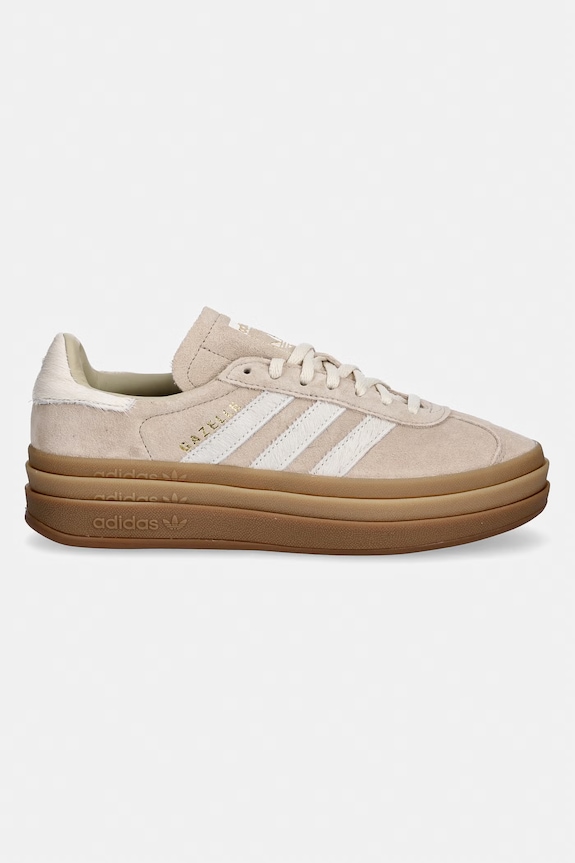 adidas Originals Gazelle Bold sneakersy damskie skórzane IH4201 beżowy SS26