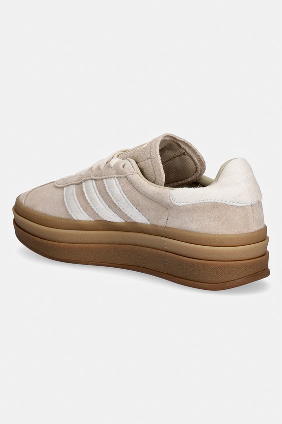 Obuwie adidas Originals Gazelle Bold sneakersy damskie skórzane IH4201 beżowy