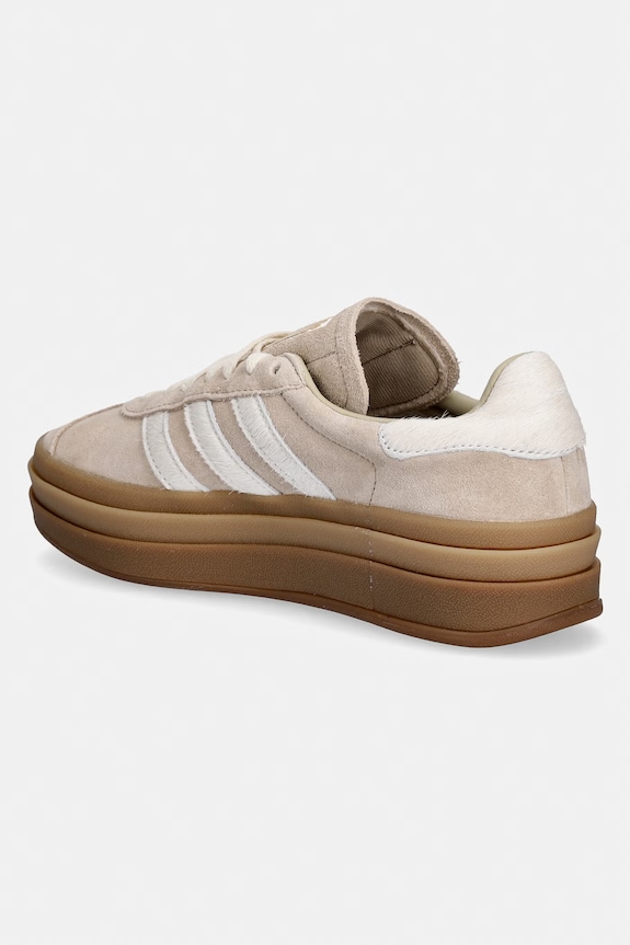 Obuwie adidas Originals Gazelle Bold sneakersy damskie skórzane IH4201 beżowy