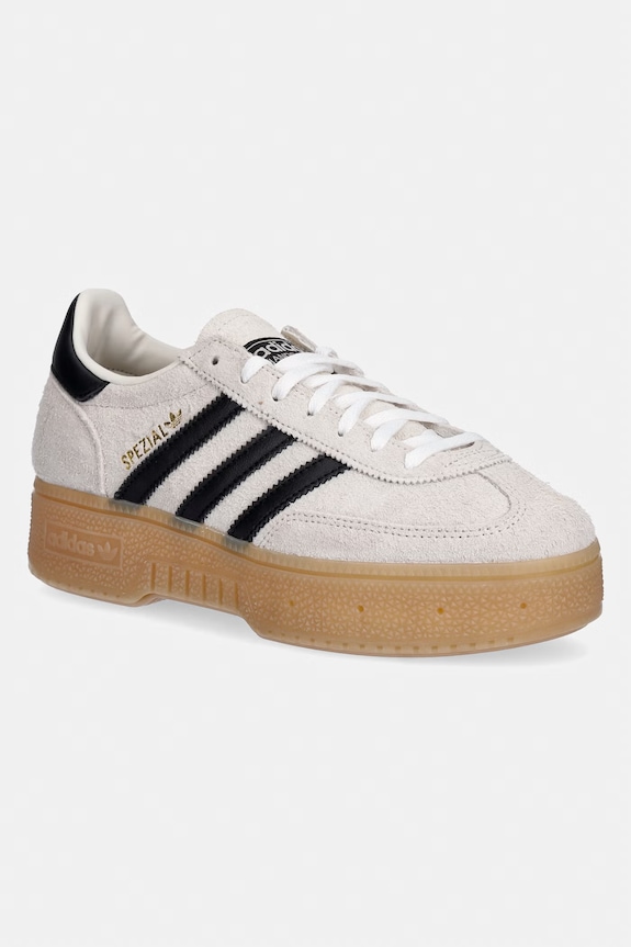 Kožne tenisice adidas Originals Handball Spezial brušena koža bež IH9190