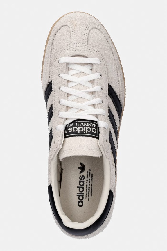 Kožne tenisice adidas Originals Handball Spezial bež IH9190