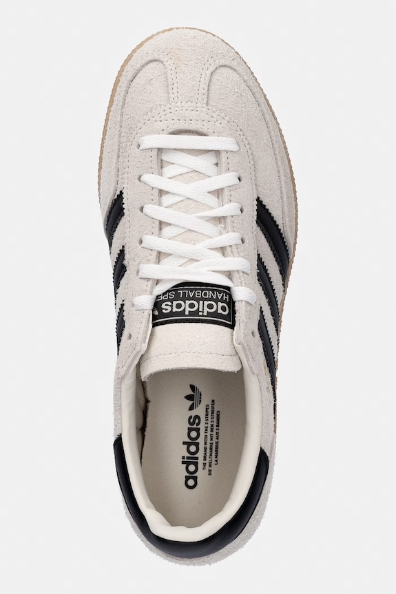 Kožne tenisice adidas Originals Handball Spezial bež IH9190