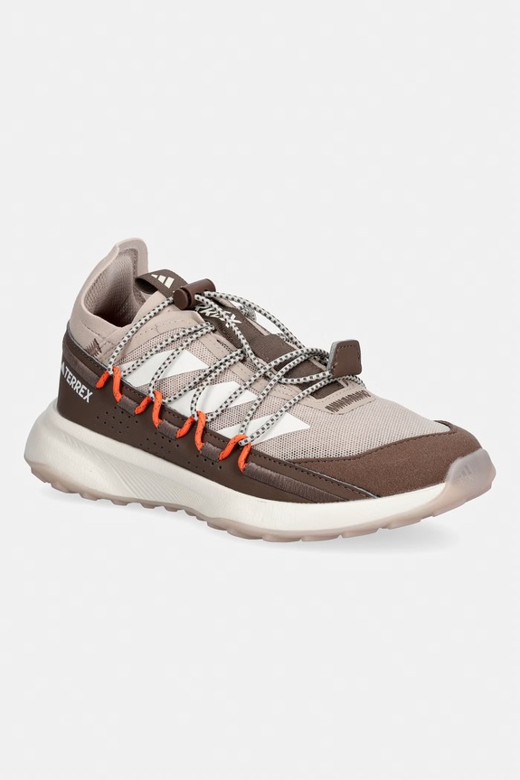 Cipele za planinarenje adidas TERREX Voyager 21 tekstil smeđa JR6618