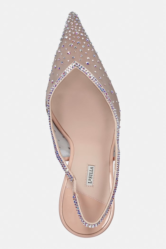Le Silla pantofi cu toc Chanel Nicole bej 4247D090BXPPGSM158