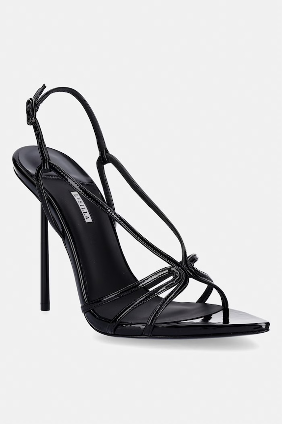 Le Silla sandały na szpilce Sandalo Eugenie czarny 4052F100BXPPGSL001