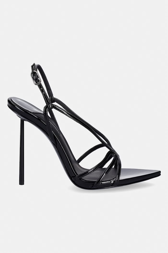 Le Silla sandały na szpilce Sandalo Eugenie 4052F100BXPPGSL001 czarny SS26