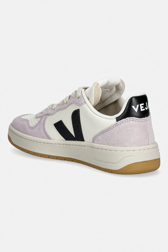 Shoes Veja sneakers V-10 PRIME LEATHER VI0221443A violet