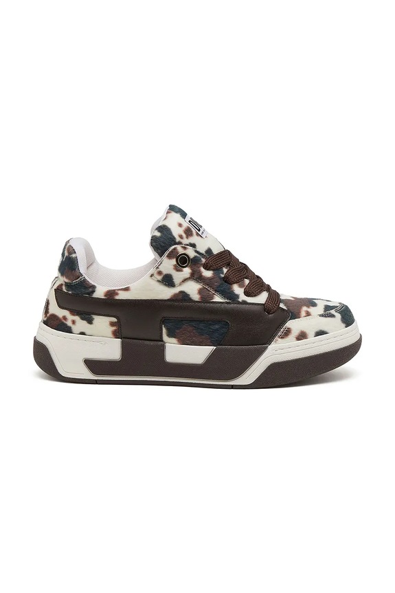 Diesel S-D-Ollie Low W sneakers γυναικεία δερμάτινα καφέ Y03795.P7485.H4788