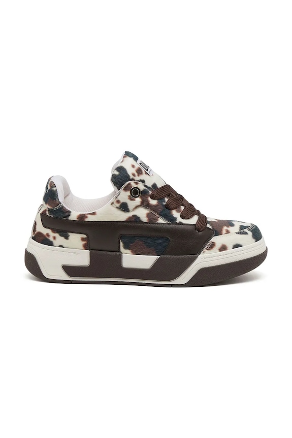 Diesel S-D-Ollie Low W sneakers γυναικεία δερμάτινα καφέ Y03795.P7485.H4788