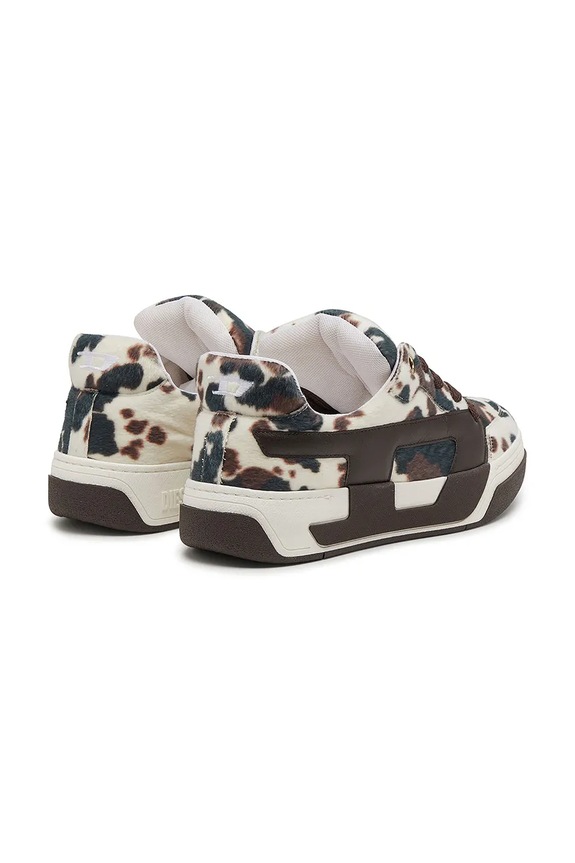 Παπούτσια Diesel S-D-Ollie Low W sneakers γυναικεία δερμάτινα Y03795.P7485.H4788 καφέ