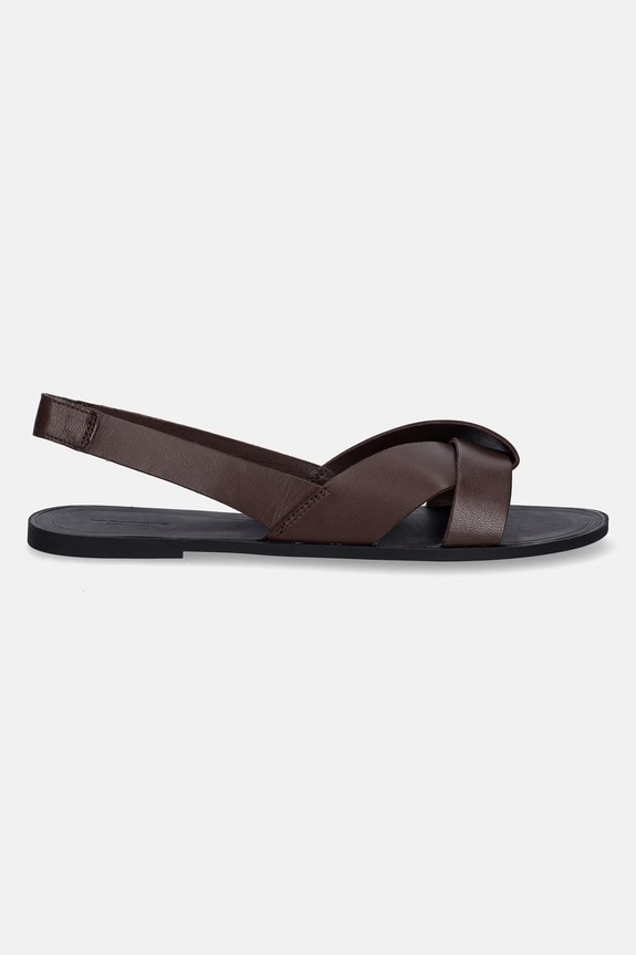 Vagabond Shoemakers сандалии с открытой пяткой для женщин кожаные TIA 2.0 5531.001.35 коричневый SS26