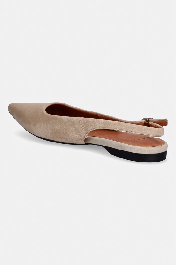 Obuwie Vagabond Shoemakers baleriny zamszowe HERMINE 5733.140.11 beżowy