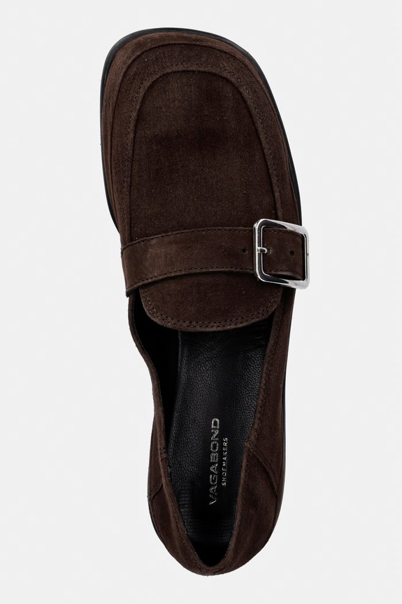 Vagabond Shoemakers mocasini femei din piele întoarsă SAMMIE maro 6124.040.29