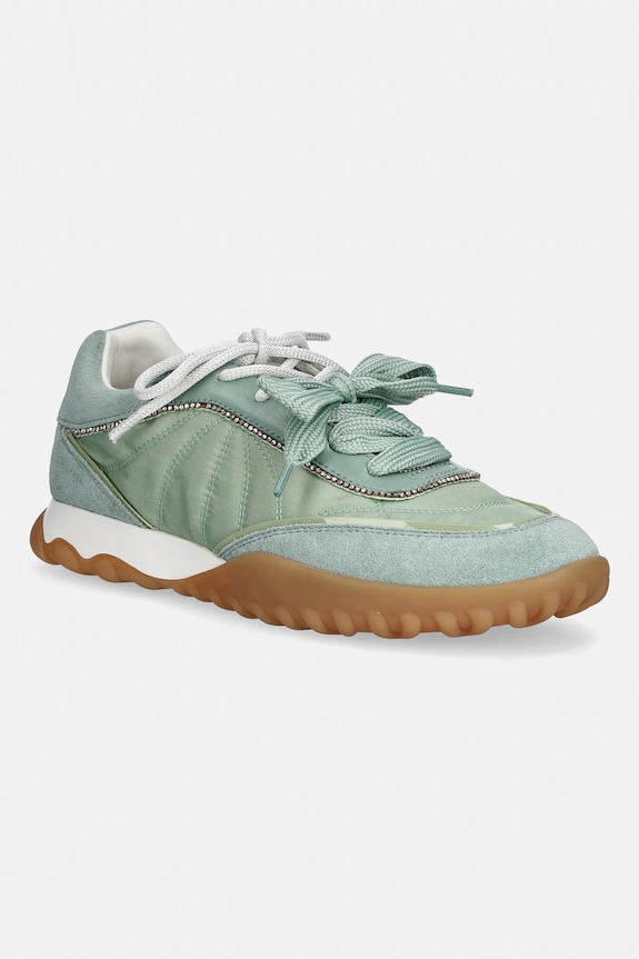 Tenisky Pinko Gea 02 semišová koža tyrkysová SS0179.P076.T14