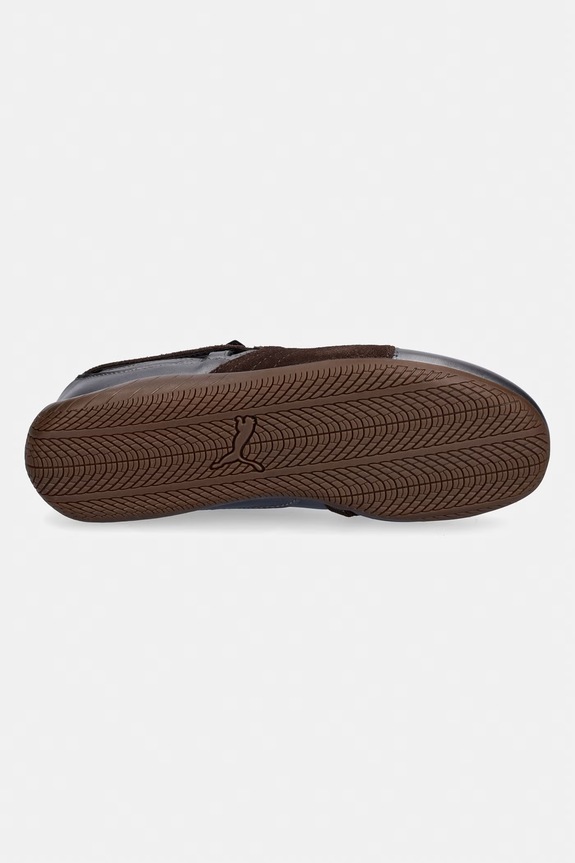 Puma baleriny skórzane Speedcat Ballet Lux WNS 408197 srebrny