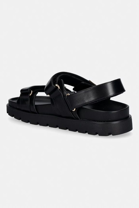 Obutev Tory Burch sandali ženski usnjeni Mellow Sport Sandal 179591.043 črna