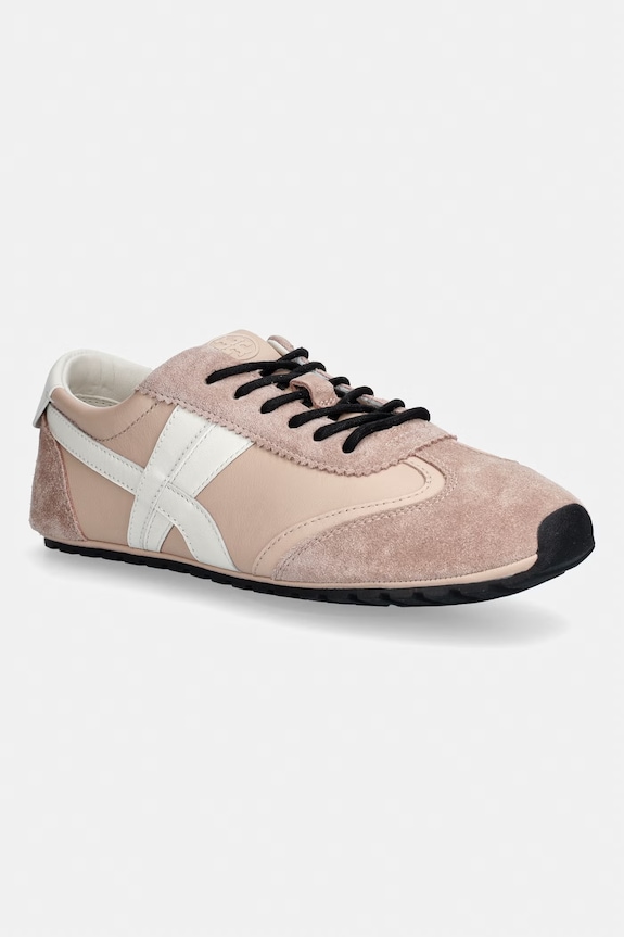 Tory Burch Hank Field Sneaker sneakersy damskie skórzane różowy 180566.644