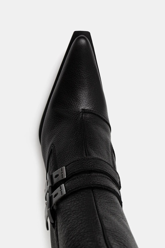 New Rock bőr csizma LUXOR NEGRO, MALICIA 2 GOMA NEGRA TACON CARI fekete M.9037.C2