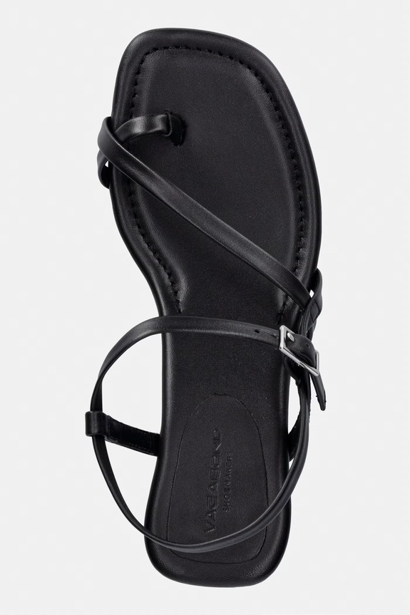 Vagabond Shoemakers sandale s debelom potpeticom od kože EVIE crna 6139.101.20